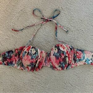 H&M Colorful Floral Bikini Top